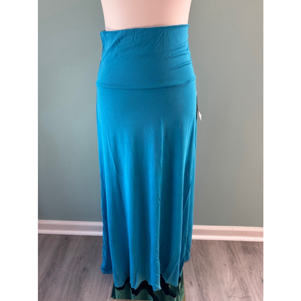 Women's LuLaRoe Maxi Skirt Size S Teal